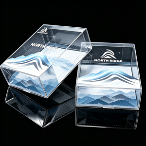 Caja Transparente Plegable de PET PVC Personalizada con Tapa Superior para Cosméticos, Juguetes, Herramientas, Regalos Médicos, Exhibición, Venta al Por Mayor - Product Image 3