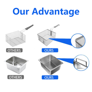 Hot Selling Stainless Steel Electric Deep <strong>Fryers</strong> Commercial Electric <strong>Fryer</strong> for Restaurant Hotel Catering Kitchen - Product Image 4