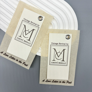 Venta al por mayor de etiquetas personalizables de ropa de moda etiquetas de marca para bolsos etiquetas de ropa de moda - Product Image 4