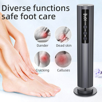 Lime à pieds électrique sans fil professionnelle, éliminateur de callosités, 9 vitesses réglables, outil de pédicure avec batterie 2000 mAh pour salon et domicile