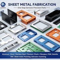 Panneau de commande avant et arrière d'amplificateur en aluminium 5052 anodisé bleu, usinage CNC 3, 4, 5 axes, usinage de précision par électroérosion à fil, pièces OEM