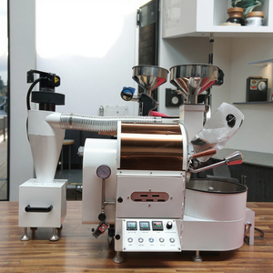 Tambor eléctrico para tostador de café, carcasa de acero inoxidable, fuente de calefacción de gas para uso doméstico y exterior - Product Image 1