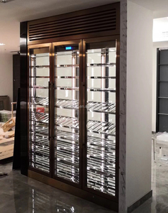 Tùy chỉnh chất lượng cao thép không gỉ rượu tủ lạnh tủ 2 ~ 22 độ kiểm soát nhiệt độ không đổi cho khách sạn hộ gia đình rượu vang - Product Image 5