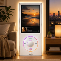 Miroir LED personnalisable ODM avec capteur de mouvement, commande tactile, réglable, anti-buée, écologique, design sans cadre, indice de protection IP44, moderne, pour hôtel
