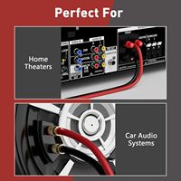 Câble LSZH, best-seller, 10-16 AWG, câbles de haut-parleurs en aluminium recouvert de cuivre isolés en PVC, utilisation stéréo pour voiture, home cinéma, Kfz-Verkabelung