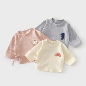Paquete <span class=keywords><strong>de</strong></span> 4 Kimonos Envolventes <span class=keywords><strong>para</strong></span> Bebé |   Camiseta <span class=keywords><strong>de</strong></span> Manga Larga <span class=keywords><strong>de</strong></span> Algodón Clase A con Puños Tipo Mitón y Broches Laterales |   Aplique <span class=keywords><strong>de</strong></span> Animales |   Gris Rosa Crema - Product Image 1