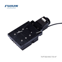 FUPT-B28-0601-T30-UP Plateau linéaire motorisé à course réglable de 20 mm, positionnement répété, haute précision, structure stable, garantie 1 an