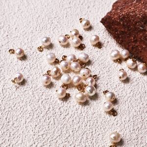 Simple Strong Light Baroque Freshwater Pearl <b>Shell</b> Handmade Free Assembly DIY Accessories - Product Image 4