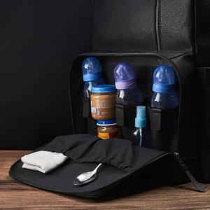 <span class=keywords><strong>Sac</strong></span> à <span class=keywords><strong>dos</strong></span> pour <span class=keywords><strong>homme</strong></span> de grande capacité avec logo personnalisé <span class=keywords><strong>sac</strong></span> à <span class=keywords><strong>langer</strong></span> pour papa en cuir PU noir avec matelas à <span class=keywords><strong>langer</strong></span> <span class=keywords><strong>sac</strong></span> à <span class=keywords><strong>dos</strong></span> pour bébé - Product Image 5