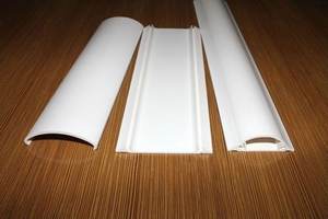 ケーブルトランキング電気プラスチックPVCフロアケーブルDラインコーナー - Product Image 5