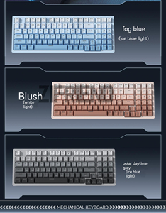 For Full Size 94-Key Hot Swappable Outemu Blue Red Switches Keycaps Mechanical <b>Keyboard</b> RGB Backlit for 90% <b>Keyboard</b> for - Product Image 2