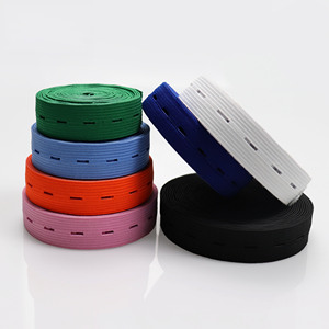 Bande élastique boutonnière réglable de <span class=keywords><strong>20mm</strong></span> pour les textiles de maison et les sacs pour les femmes enceintes de 2cm de largeur - Product Image 1