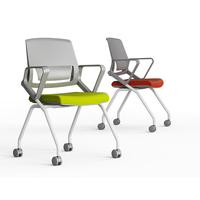 Chaise de bureau pliable en plastique de bonne qualité pour la salle de conférence