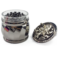 GZ33635029 Moulin à manivelle grande capacité - Alliage de zinc métallique et plastique Accessoires pour fumeurs
