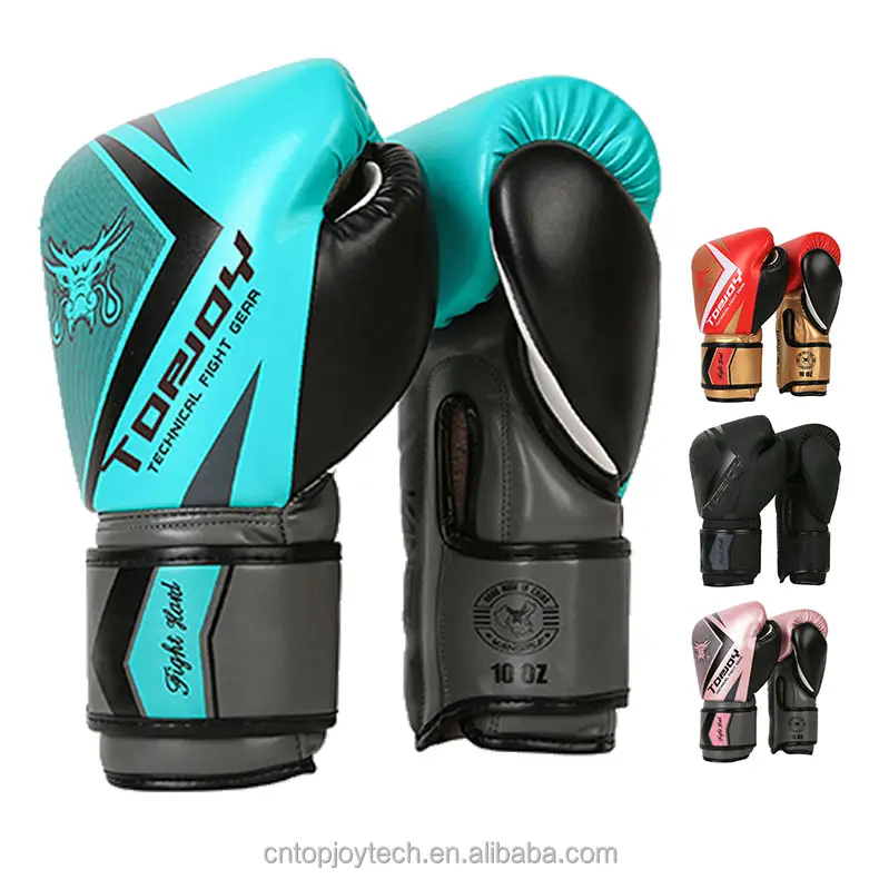 Gants de boxe OEM 16oz pour entraînement de fitness boxe muay thai Fighting MMA Gloves Custom Logo guantes de boxeo Boxe Gloves