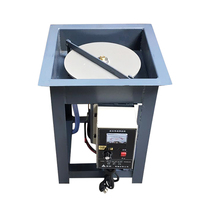 Nouvelle machine à laper rotative à vitesse variable pour la taille des pierres précieuses et le découpage de diamants, en acier Kinway, 12 pouces