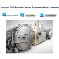 Composants structurels aérospatiaux industriels, chauffage par induction 2900 ° Four de frittage et de graphitisation sous vide à atmosphère d'argon