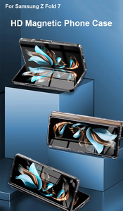Funda Magnética Transparente Antiamarilla de TPU+PC Resistente a Impactos N52 con Carga Inalámbrica para <span class=keywords><strong>Samsung</strong></span> <span class=keywords><strong>Z</strong></span> Fold 7/<span class=keywords><strong>Z</strong></span> <span class=keywords><strong>Flip</strong></span> 7 - Product Image 5