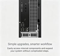 Ordinateur de bureau Dell ECS1250/ECT1250 |   Tour compacte |   Intel 14e génération I3/i5/i7 |   8 Go de DDR5, 512 Go de SSD