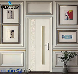 Porte coulissante insonorisée en placage <span class=keywords><strong>de</strong></span> bois écologique en MDF, <span class=keywords><strong>PVC</strong></span> et WPC, imperméable, pour utilisation intérieure dans les appartements et les hôtels - Product Image 2