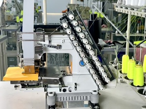 Máquina de Coser Industrial ST 008-12064P/<span class=keywords><strong>VPL</strong></span>/DTK de 12 Agujas con Función Automática de Corte de Tiras de Tela para Colocación de Cinta - Product Image 2