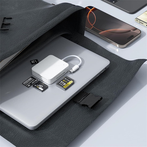 Lecteur de cartes, lecteur multi-cartes tout-en-un pour XD, SmartMedia,M2,SD, Hub adaptateur <span class=keywords><strong>USB</strong></span> C 4 en 1 pour Windows, Mac - Product Image 5