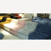 Ensemble de canapés et fauteuils relax en velours, compressés sous vide, avec cadre en mousse et emballés sous sac de compression, design moderne, pour salon, balcon, hôtel, hôpital
