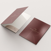 Porte-documents en carton A4 imperméable avec logo personnalisé OEM, dossier de présentation de bureau robuste, porte-documents pour réunion
