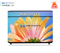 Table d'affichage LED incurvée 3D King VisionLed pour DJ, taille personnalisable, module flexible, portable, IP65, 2,5 mm, SDK