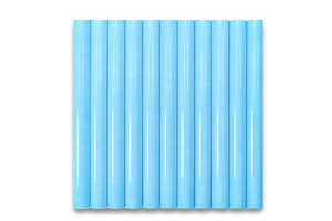 Carrelage mural décoratif artisanal en céramique, bleu ciel brillant, 12'' (300x300mm), à rainures, pour intérieur et façade de bar - Product Image 2