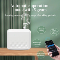 Diffuseur d'huiles essentielles commercial grande surface 800 ml, humidificateur, purificateur d'air, contrôlé par application, électrique, mural, pour hôtel et maison