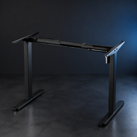 Table d'appoint ergonomique moderne en acier robuste pour ordinateur portable, réglable en hauteur, inclinable, pour bureau et usage commercial