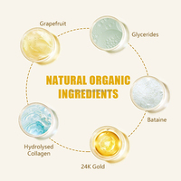 Masques pour les yeux personnalisés Gel collagène anti-âge 24k Masques pour les yeux Patches Vente en gros