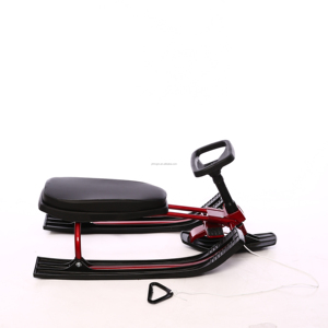 Traîneau à <span class=keywords><strong>neige</strong></span>, traîneau <span class=keywords><strong>de</strong></span> ski pour enfants <span class=keywords><strong>avec</strong></span> <span class=keywords><strong>volant</strong></span> à deux freins pour enfants <span class=keywords><strong>de</strong></span> 3 à 15 ans pouvant contenir 220 lb <span class=keywords><strong>de</strong></span> motoneige - Product Image 6