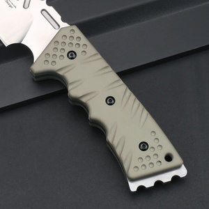 Cuchillo de Supervivencia Multifuncional para Exteriores, Hoja Fija de Acero Inoxidable, Mango G10, Personalizable, OEM - Product Image 4
