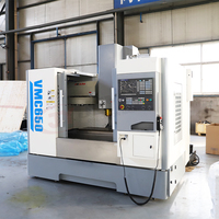 Centre d'usinage vertical VMC650, haute précision, machine de fraisage CNC 4 axes 5 axes, Fanuc, Mitsubishi