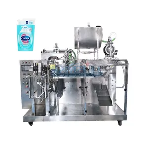Máquina de enchimento de líquido para pacotes, máquina de enchimento horizontal automática de saquinhos para doy