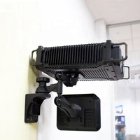Brazo oscilante doble para barco, cabezal de bola doble, soporte de monitor ajustable universal, montaje oscilante Dual para plotters