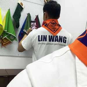 ผ้าพันคอกลางแจ้งสำหรับฤดูร้อนผ้าพันคอคอตตอนโพลีเอสเตอร์ผ้าพันคอปักลายผ้าพันคอสำหรับเด็กผู้หญิงเด็กผู้ชาย - Product Image 5