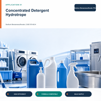 Benzenesulfonate de sodium 70% en poudre, sac de 10 kg, détergent, tensioactif, intermédiaire pour colorants