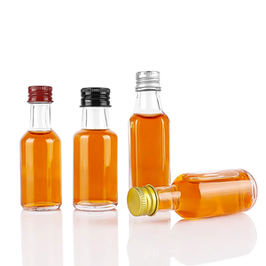 20ml 30ml 50ml mini chai thủy tinh cho nước trái cây Whisky rượu rượu với niêm phong cap - Product Image 4