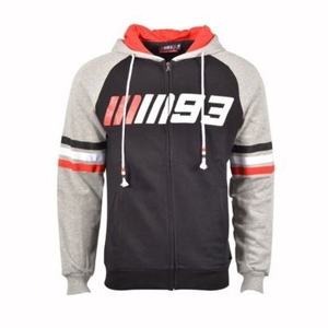 Combinaison de course unisexe à capuche zippée 2025, veste de <span class=keywords><strong>moto</strong></span> à capuche, imprimé chaud avec motif de lettres - Product Image 1