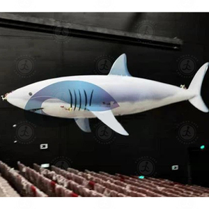 Ngoài trời <span class=keywords><strong>Inflatable</strong></span> 2.4G RC Fly cá đồ chơi điều khiển từ xa <span class=keywords><strong>Inflatable</strong></span> bay không thấm nước cá mập đám cưới sinh nhật đảng trang trí - Product Image 1