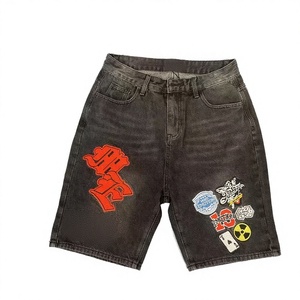 <span class=keywords><strong>Shorts</strong></span> de Mezclilla Personalizados al por Mayor de Alta Calidad, 100% Algodón Transpirable para Hombre, Lavado Claro, Cintura Media, Cierre de Cremallera, Largo hasta la Rodilla - Product Image 4