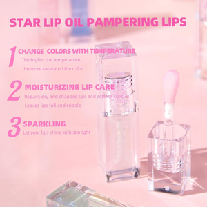 Wholesale Transparent Square Lip <b>Gloss</b> Tube Private Label Empty Lip Oil Tubes Lip <b>Gloss</b> Bottles Packaging - Product Image 3
