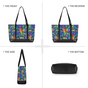 Wholesale Custom Print Ladies Travel Shoulder 15.4inch Messenger Laptop Hand <b>Bag</b> for Travel - Product Image 2