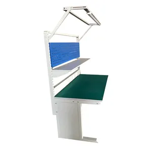 Durable ESD Table Workstation Industrial Adjustable Height ESD Work Station