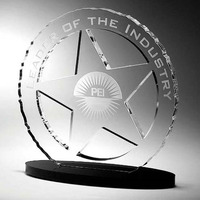ACC Échantillon gratuit Usine Personnalisé Acrylique Récompenses Lucite Award Plaque Personnalisé Acrylique Blancs Trophée