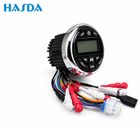 Système audio étanche pour moto, autoradio marin, radio DAB et lecteur MP3 pour bateau, voiture, UTV, ATV - Récepteur FM AM avec tuyau