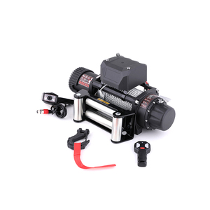 Fuoristrada 4 x4 Winche Electrico Para 4x4 avverte l'argano con il motore 12V dell'argano della corda d'acciaio 9500lbs telecomando - Product Image 6